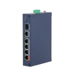 سويتش Dahua مُدار 4 منافذ PoE بقدرة 60W
