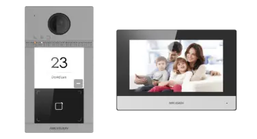 طقم إنتركم Hikvision فيديو – DS-KIS604-P