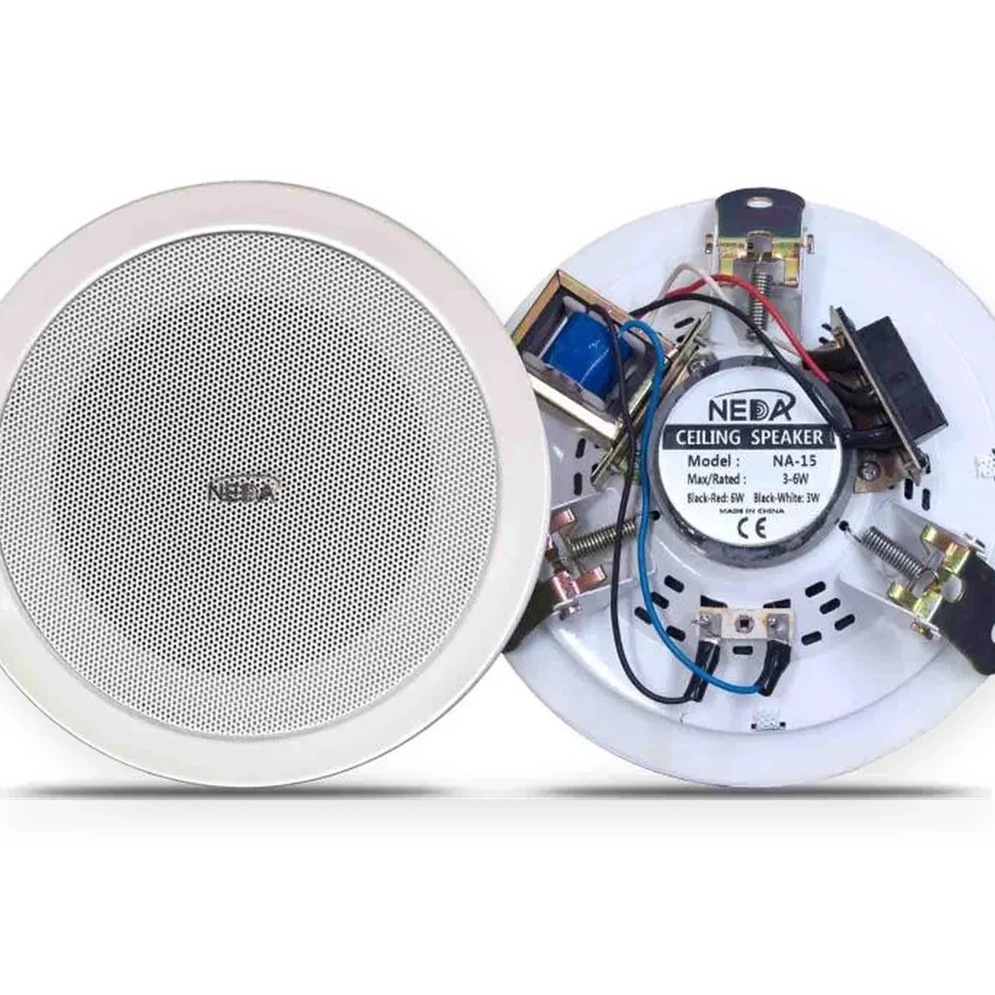NEDA NA-15 ceiling speaker detail