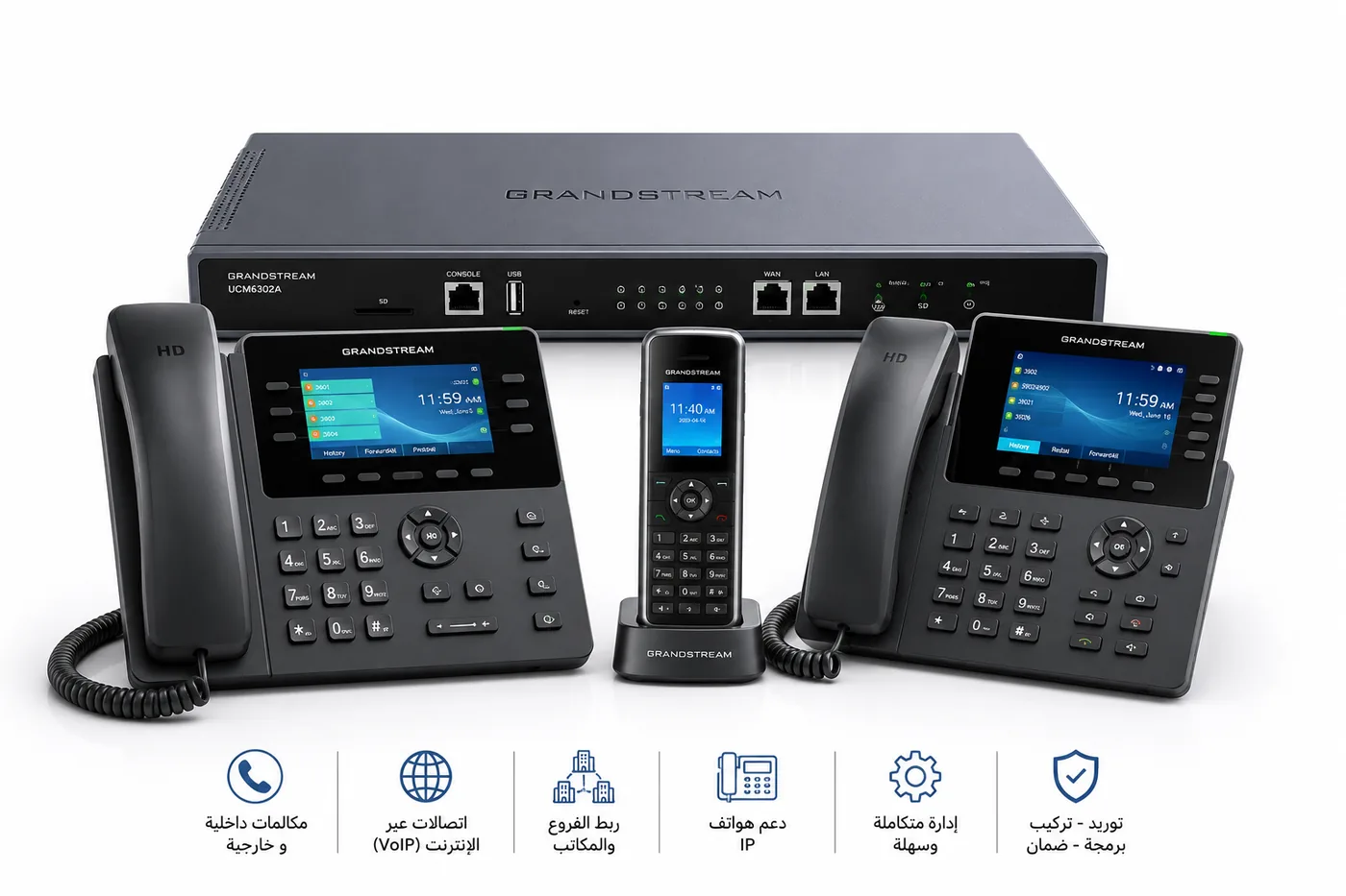 سنترالات IP للاتصالات IP PBX
