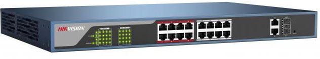 Hikvision 16 ports PoE Network Switch – DS-3E1518P-EI/M