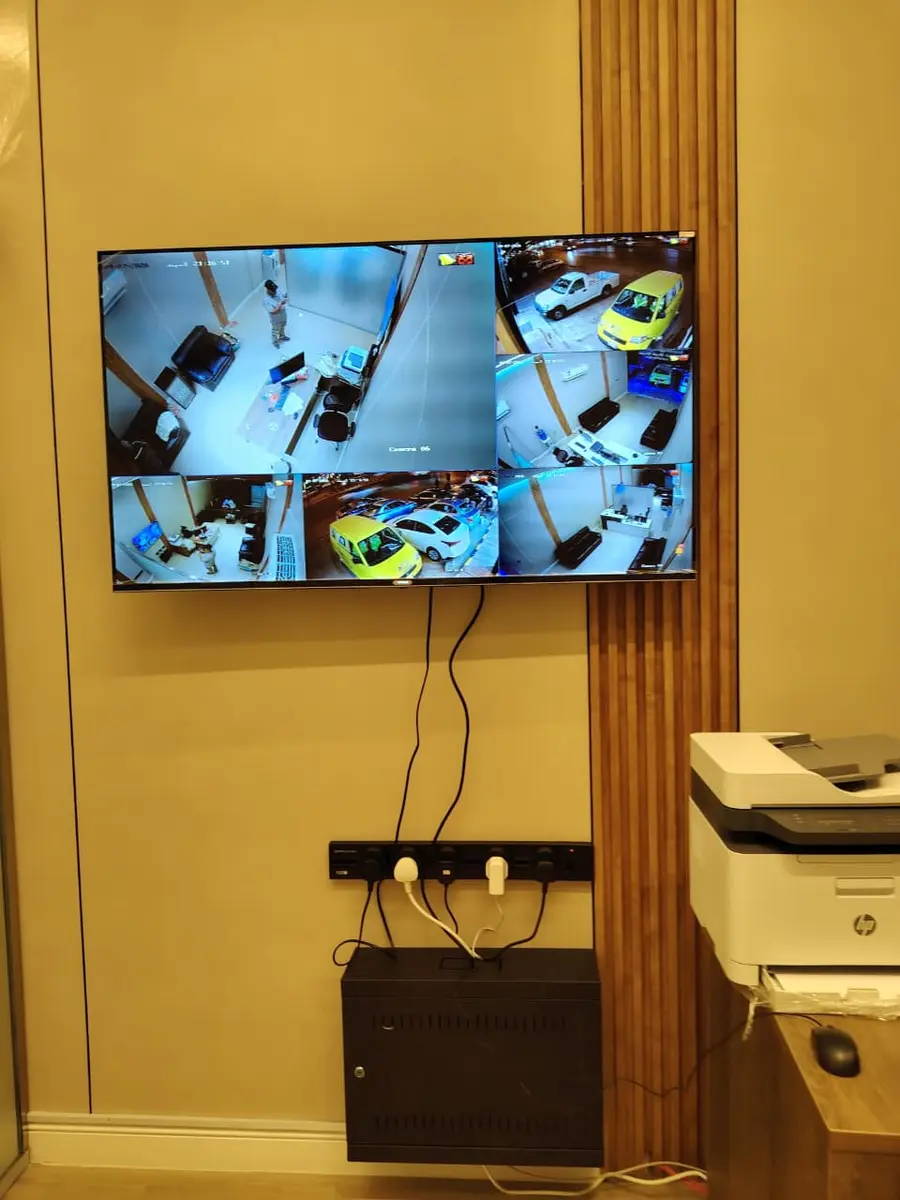 مشروع كاميرات مراقبة لمحل